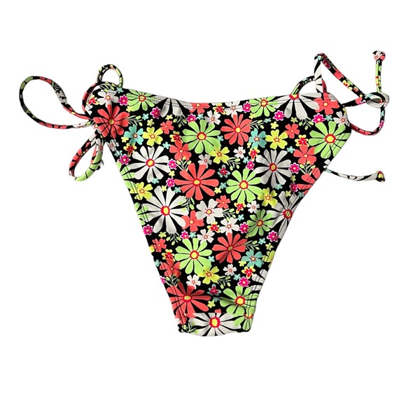 NWT Floral Bathing Suit Bottoms (L) - Picture 2 of 5